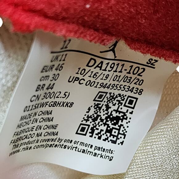 Nike Air Jordan 5 V Retro Men's Sneakers Fire Red Black 136027-101 US 12 - Picture 7 of 7